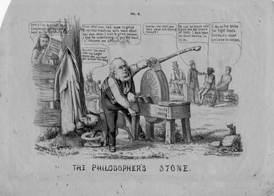De steen der wijzen, gepubliceerd door American News Co., New York, c.1872 door John Donaghy